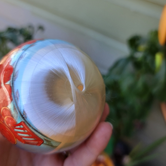 Christmas 1995 Santa Express Satin/Silk Tree Ornament Train Red & White Holiday - Picture 6 of 7